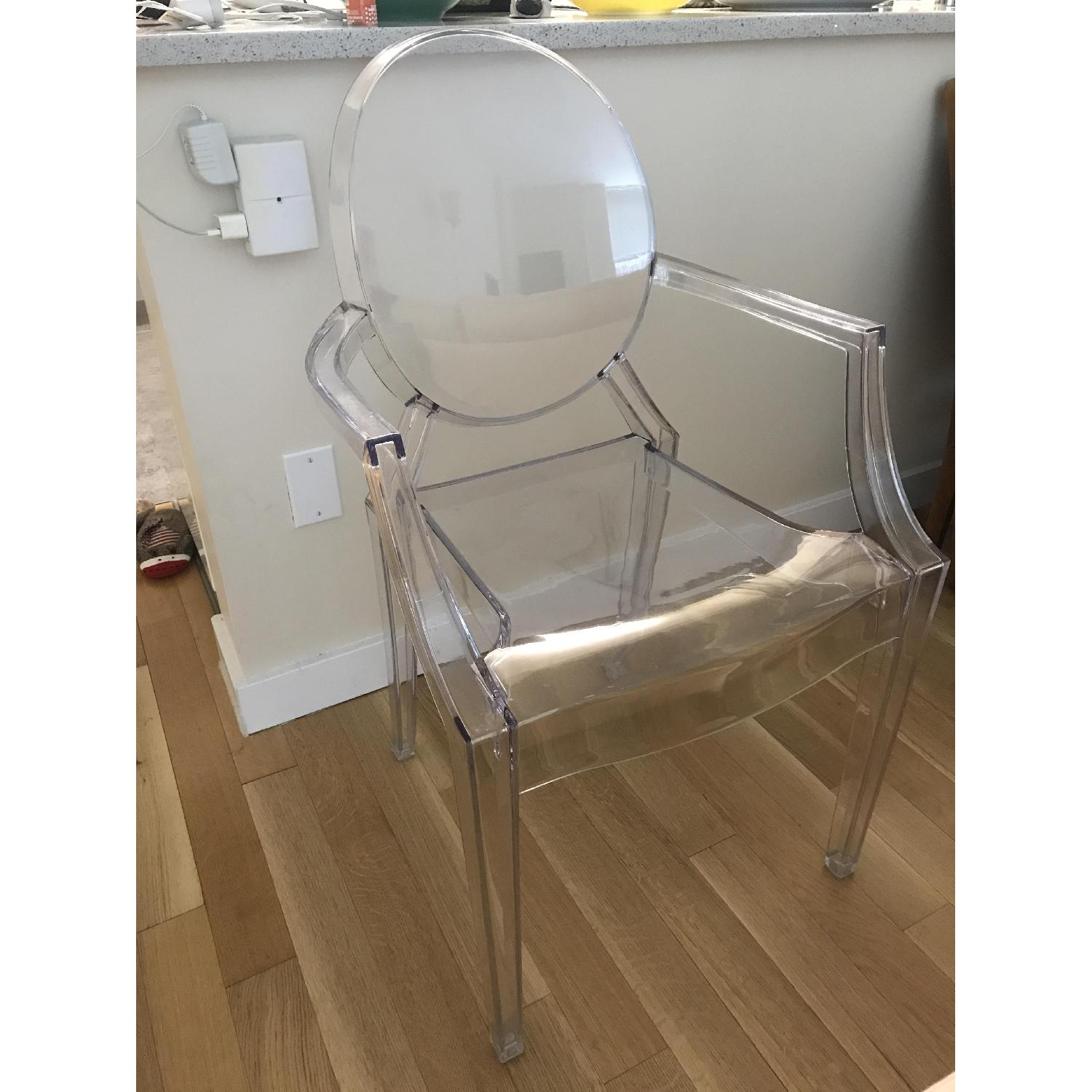 HomCom Modern Ghost.Chairs - image-1