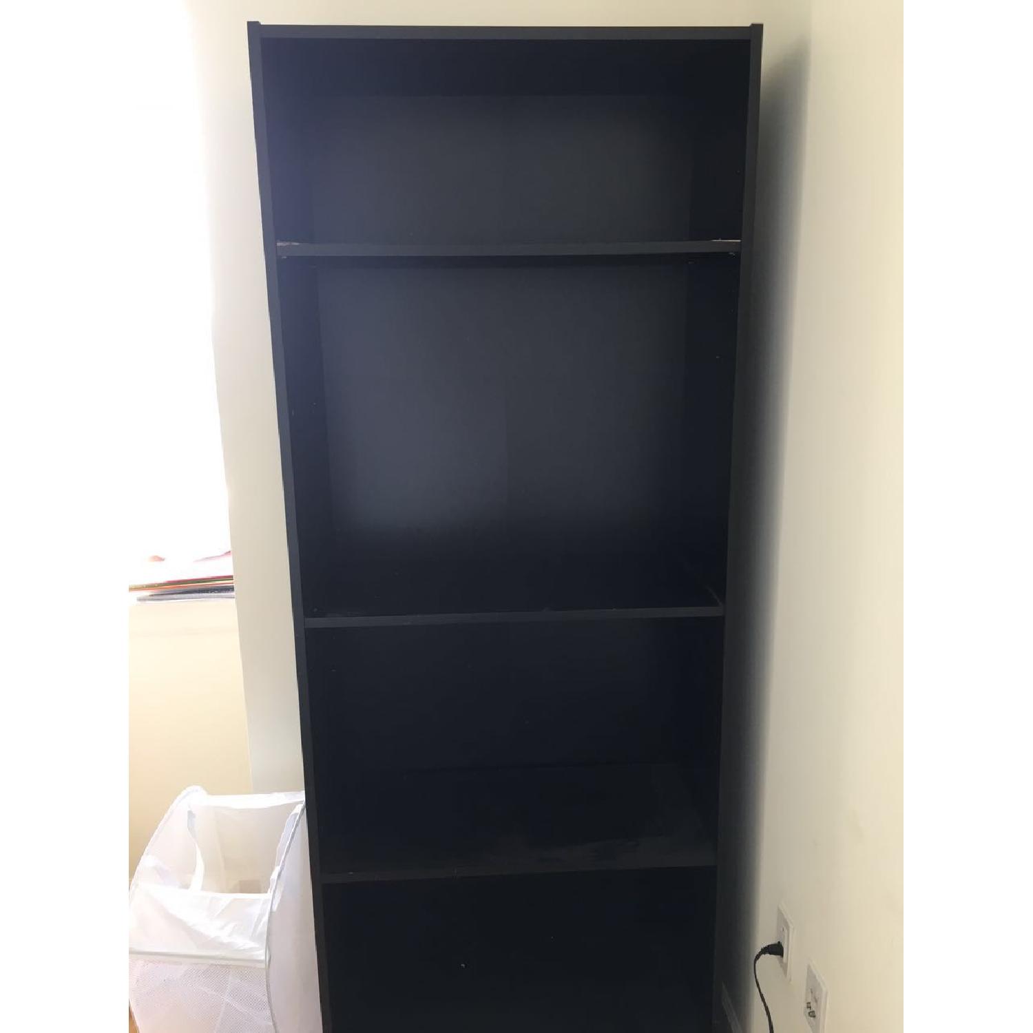 Ikea Black Bookshelf - image-0