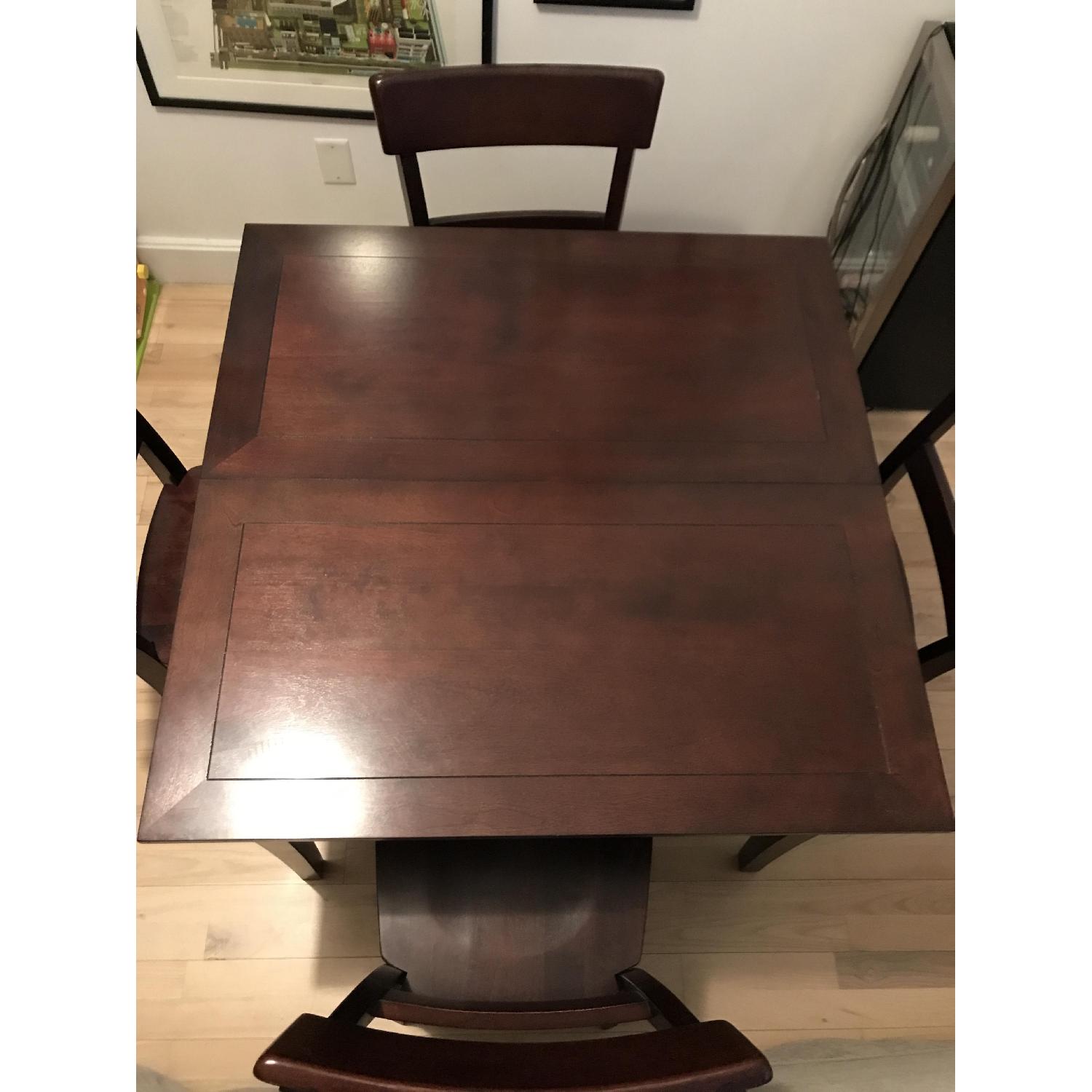 Pottery Barn Extendable Dining Table w/ 4 Chairs - image-3