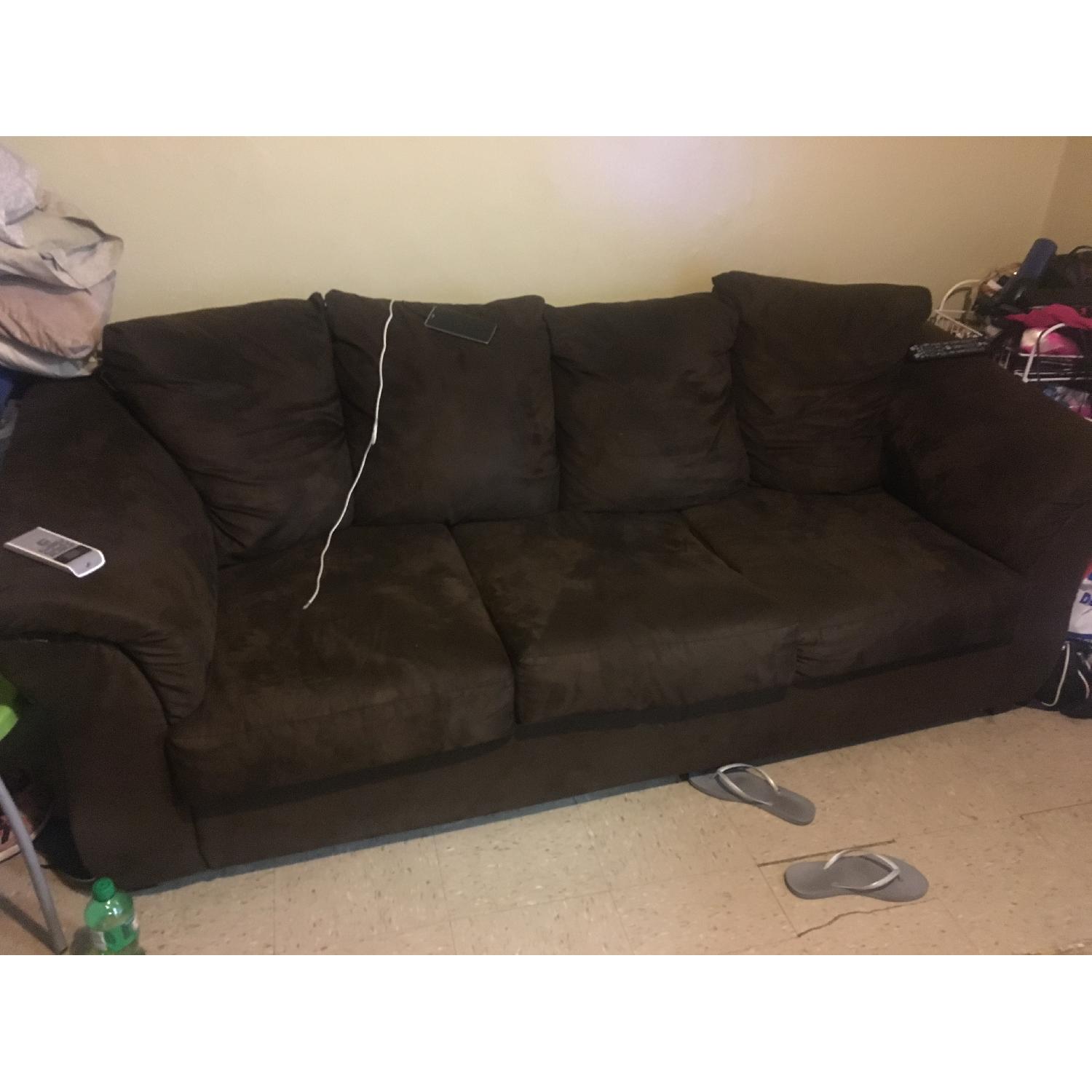 Full Size Pull Out Sofa Bed - image-1