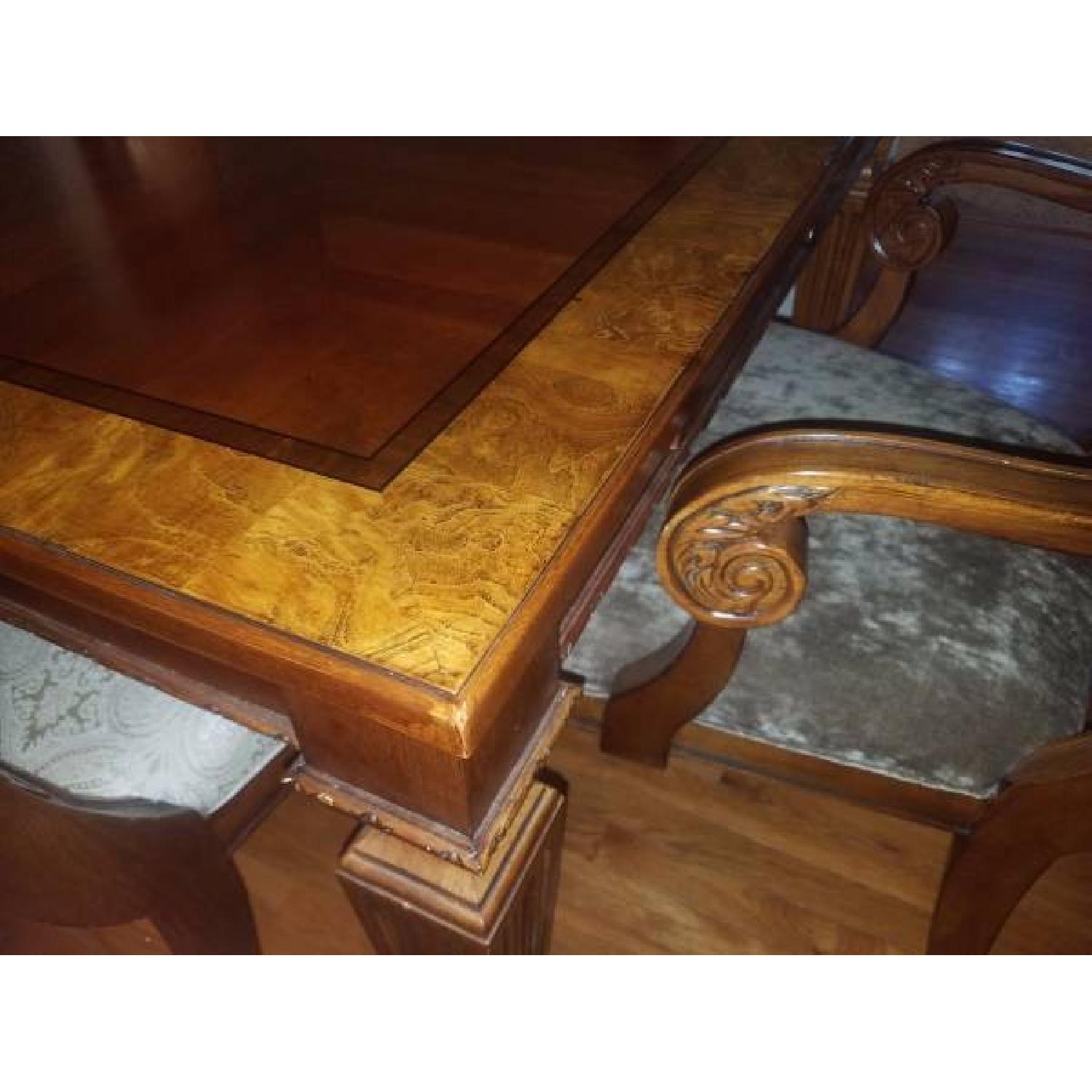 Ethan Allen Goodwin Dining Table w/ 8 Chairs - image-7