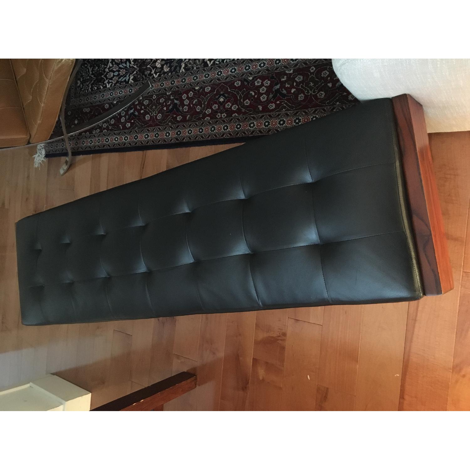 Room & Board Shinto Bentch in Espresso & Leather - image-3