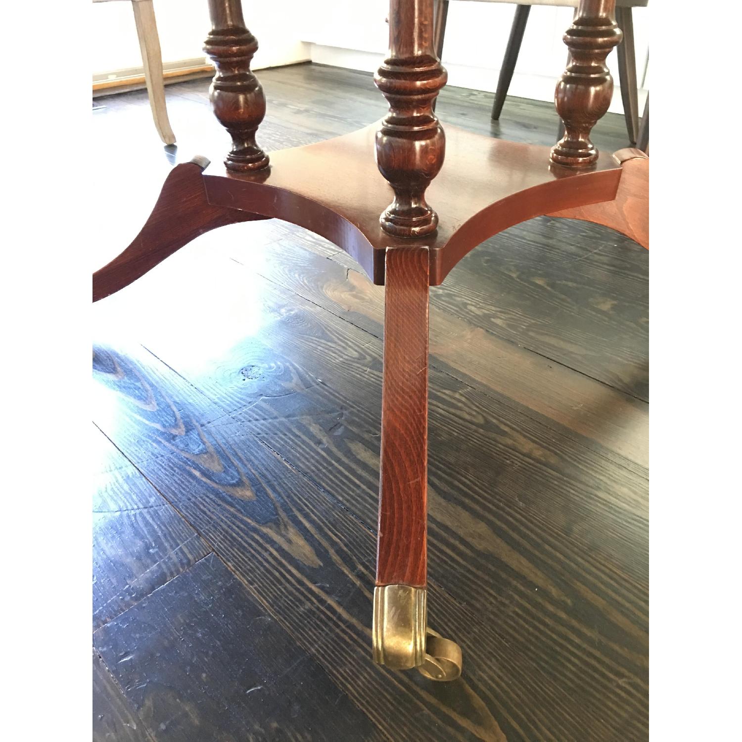 Wood Oval Dining Room Table - image-7