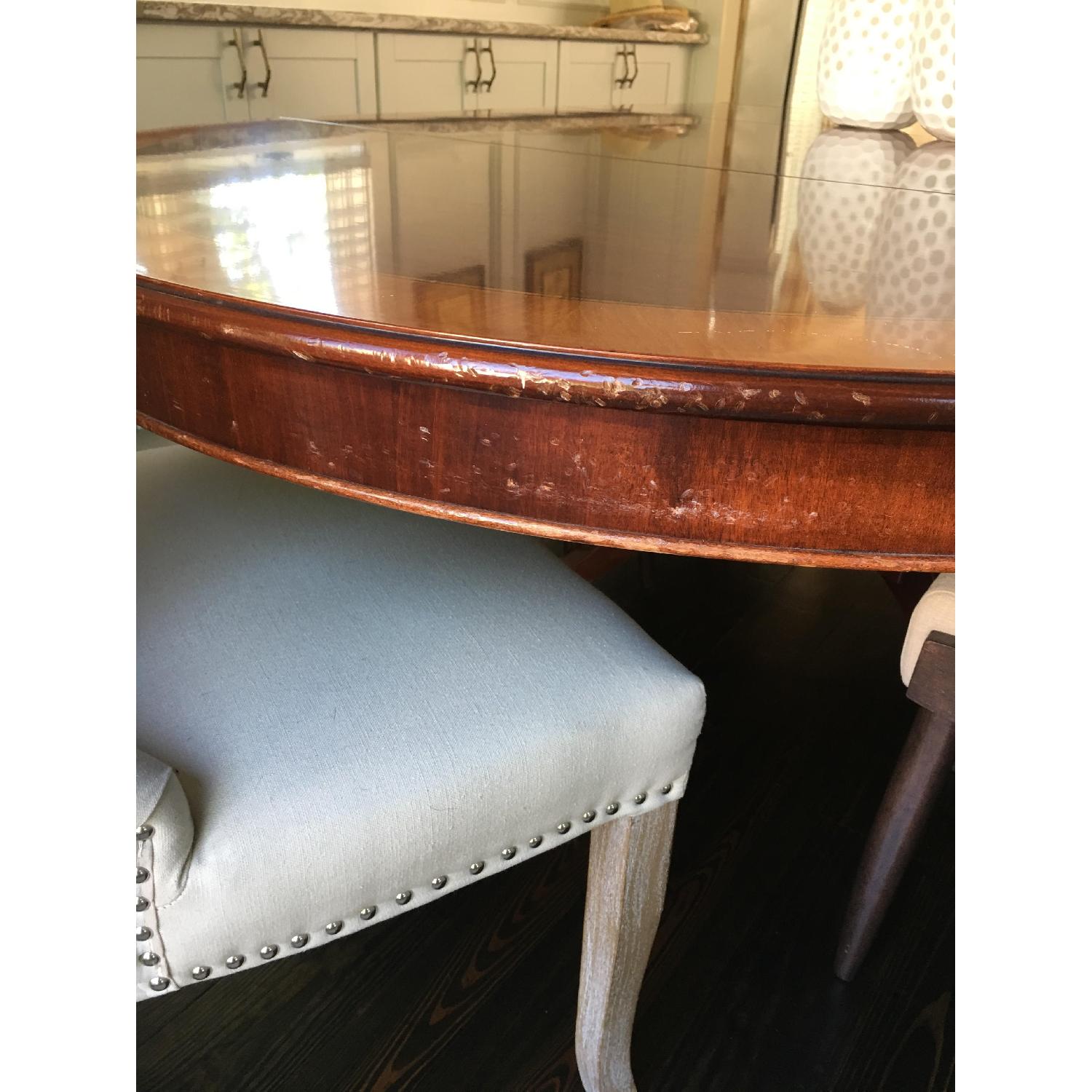 Wood Oval Dining Room Table - image-10