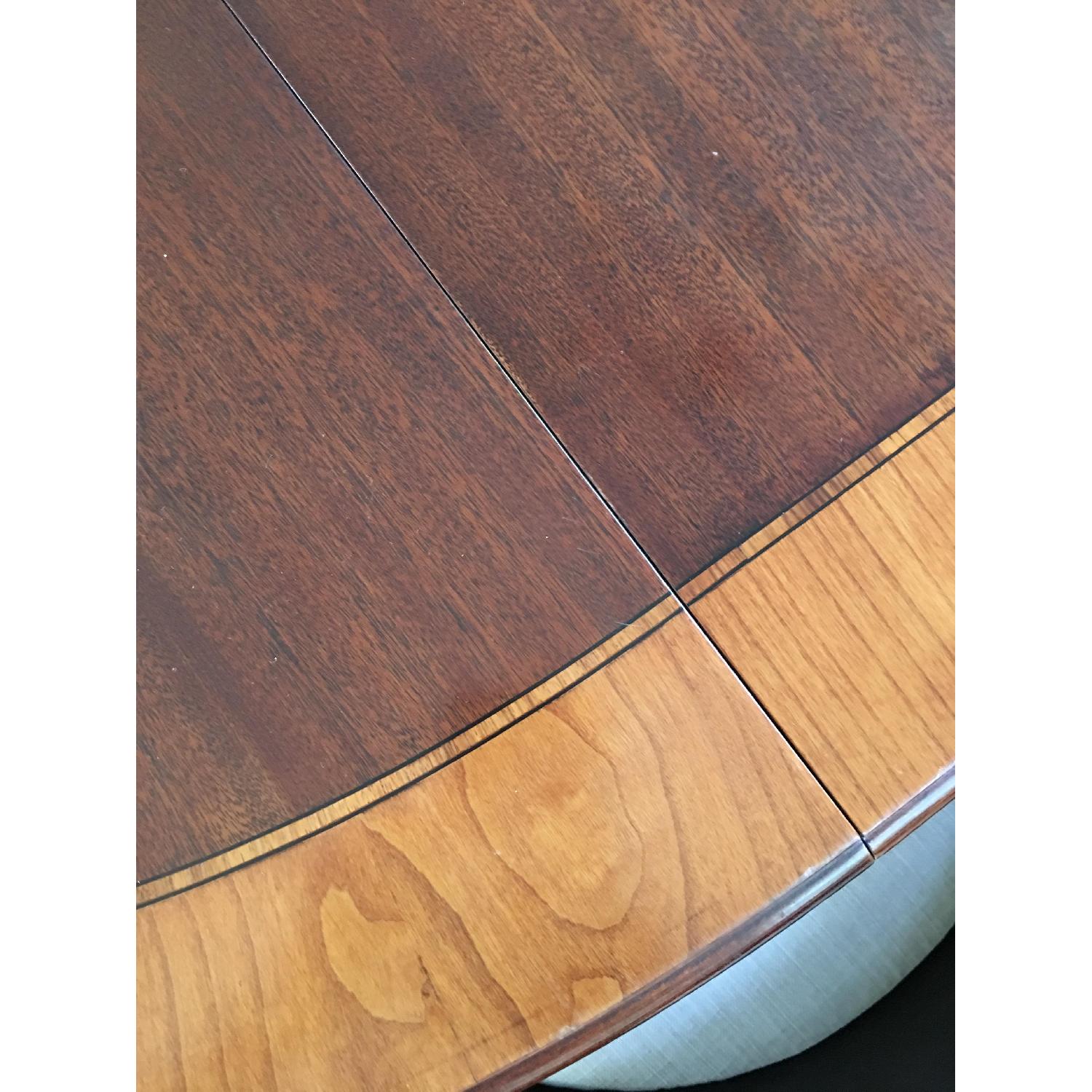 Wood Oval Dining Room Table - image-12