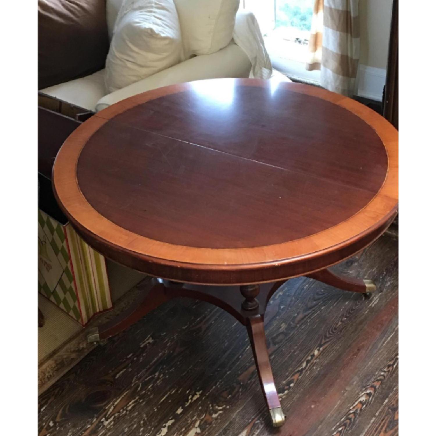 Wood Oval Dining Room Table - image-13