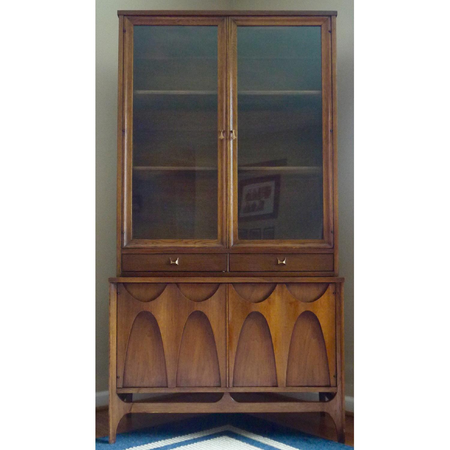 Broyhill Brasilia Mid Century Modern China Cabinet - image-0