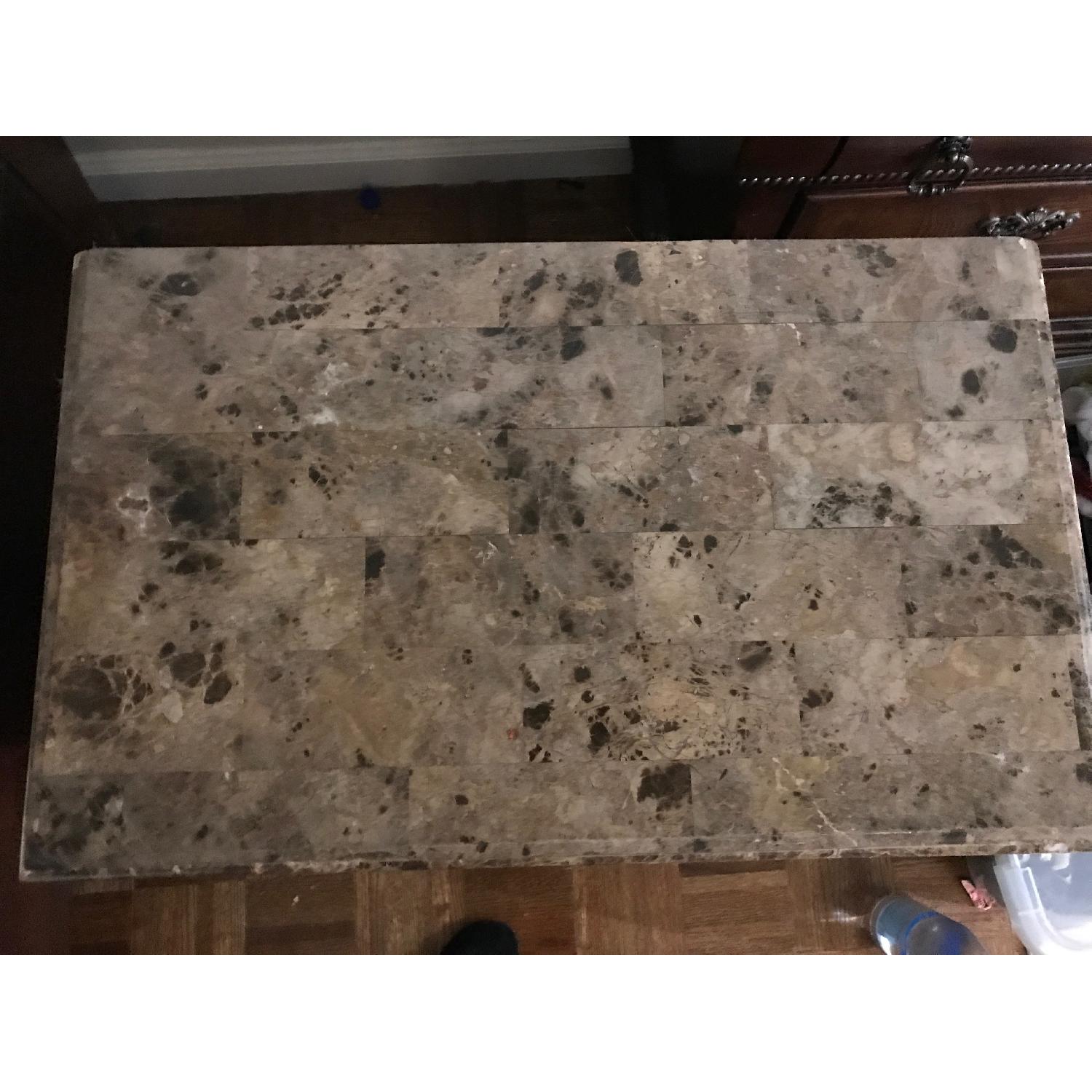 Ashley's Ledelle Marble Top Nightstand - image-2