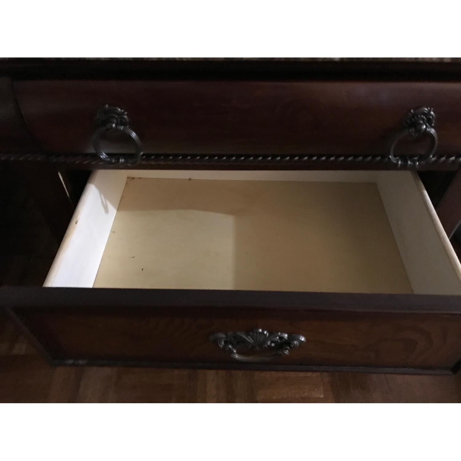 Ashley's Ledelle Marble Top Nightstand - image-4