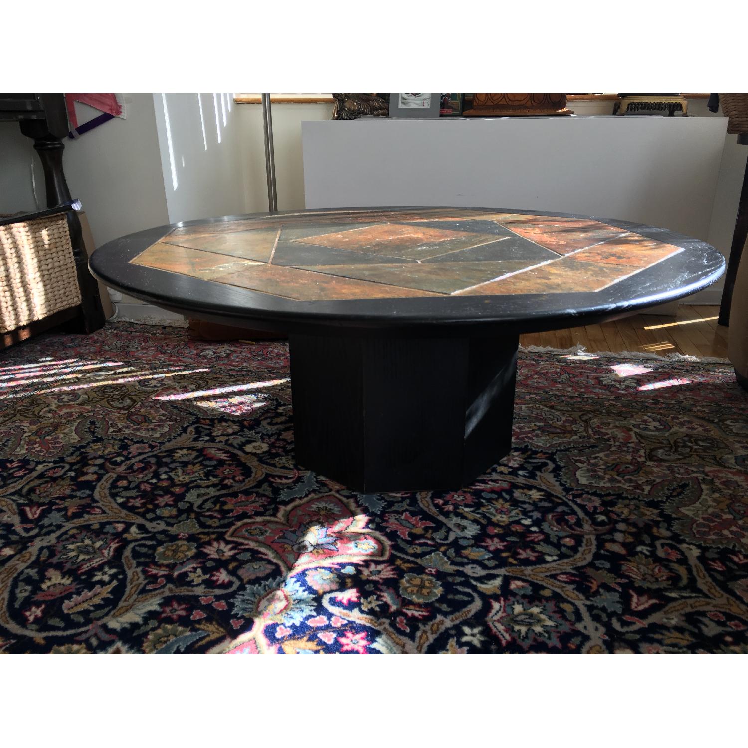 Stone Inlay Coffee Table - image-3