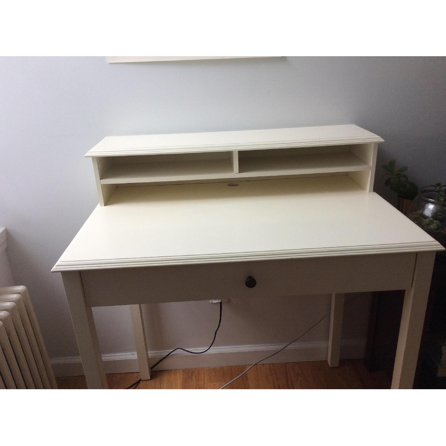 Threshold Windham Writing Desk w/ Hutch - image-2