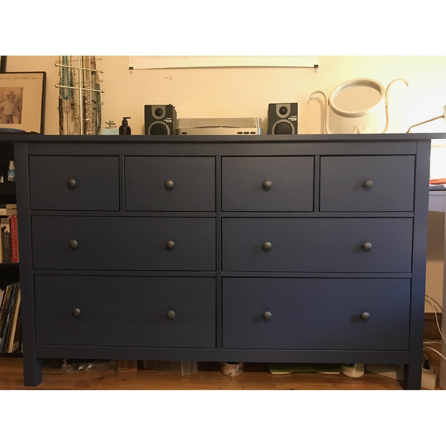 Ikea Hemnes Blue Double Dresser - image-1