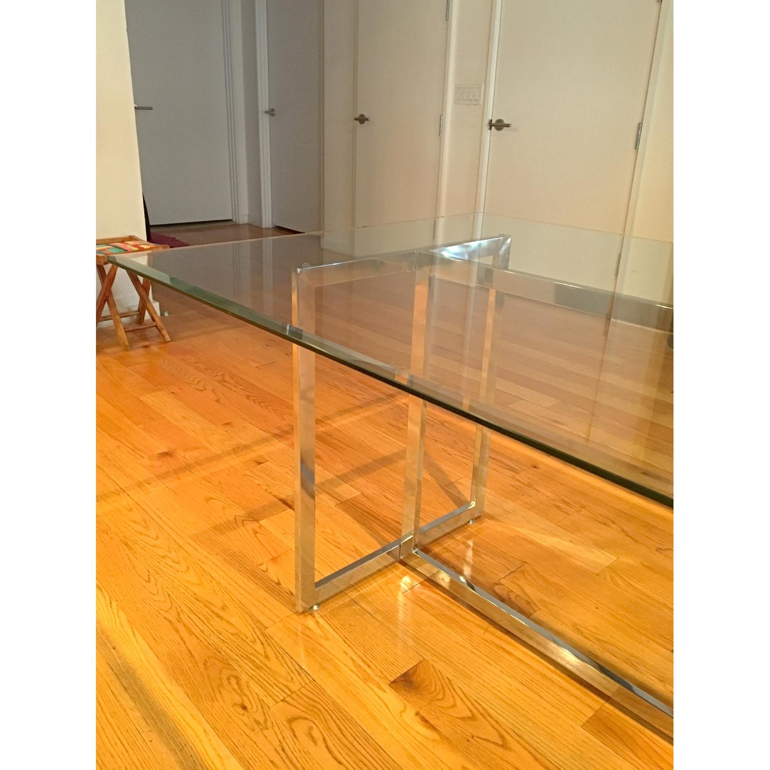 Rectangle Glass Dining Table - image-3
