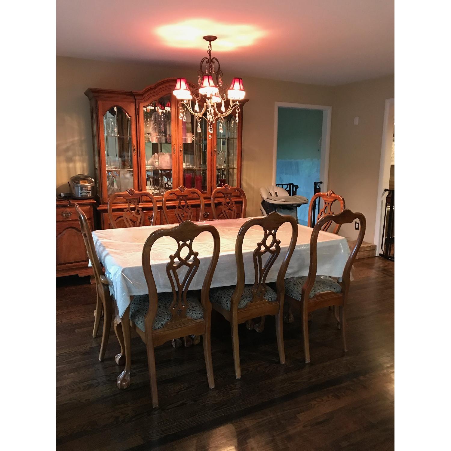Thomasville Mahogany 10 Piece Dining Set - image-2