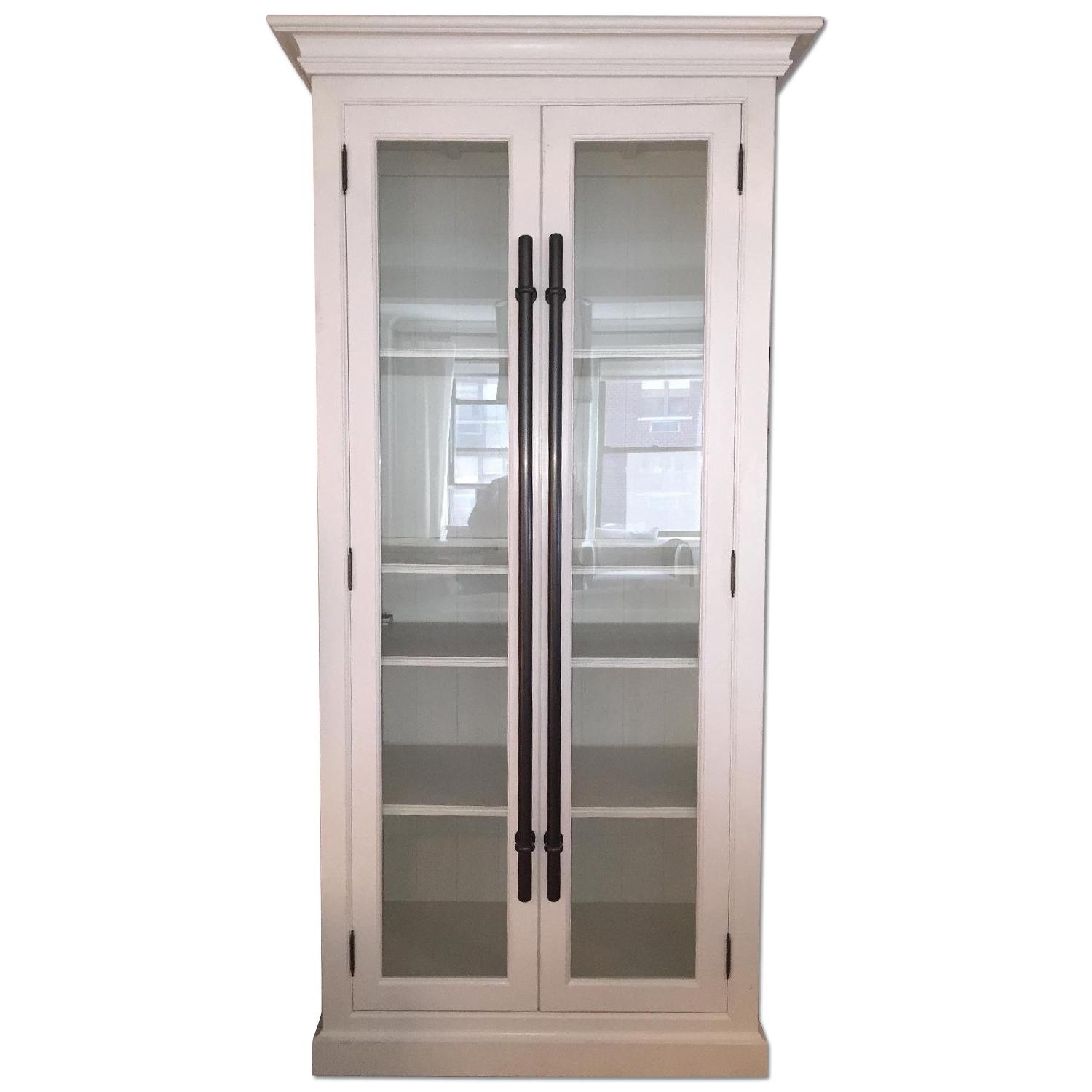 Restoration Hardware 20th C. English Brass Bar Pull Glass AptDeco