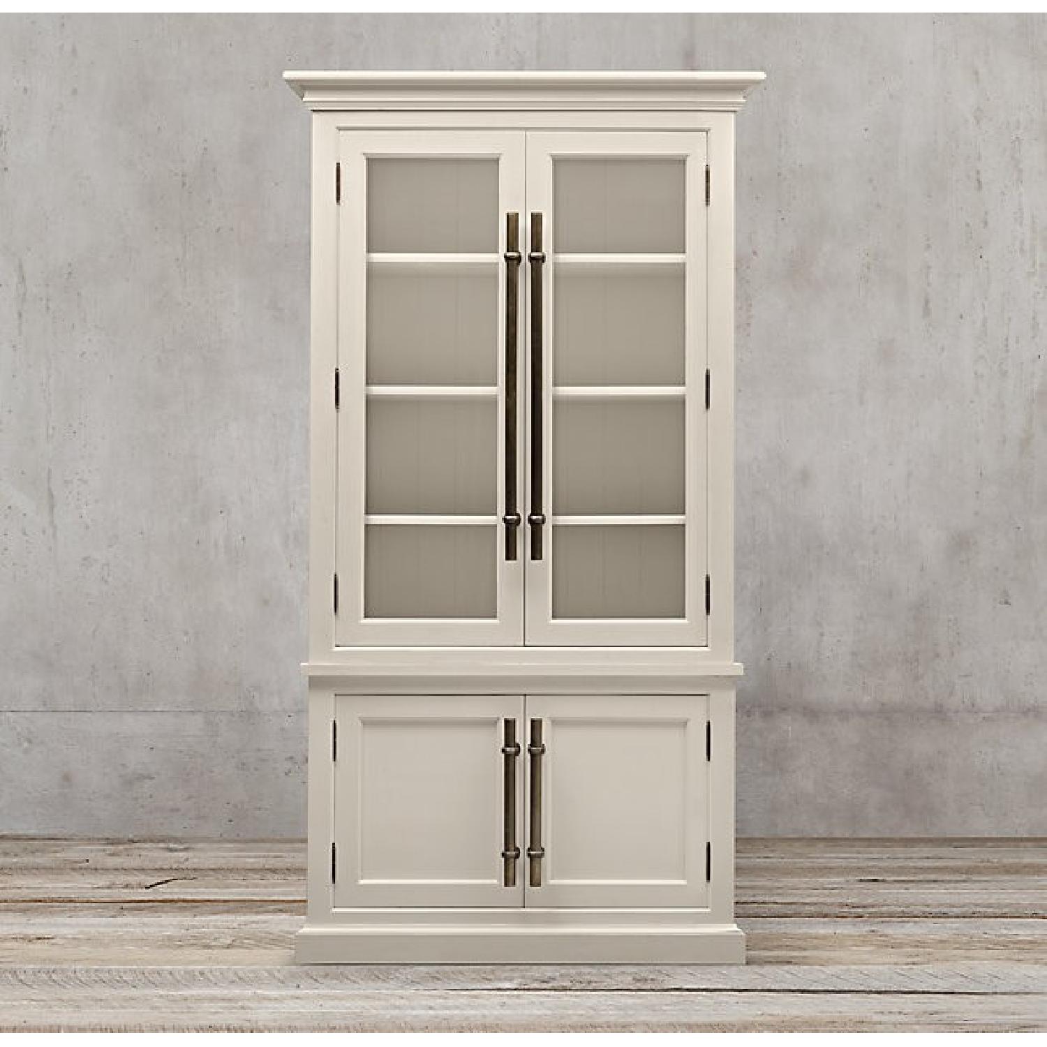 Restoration Hardware English Brass Bar Pull Double Door AptDeco