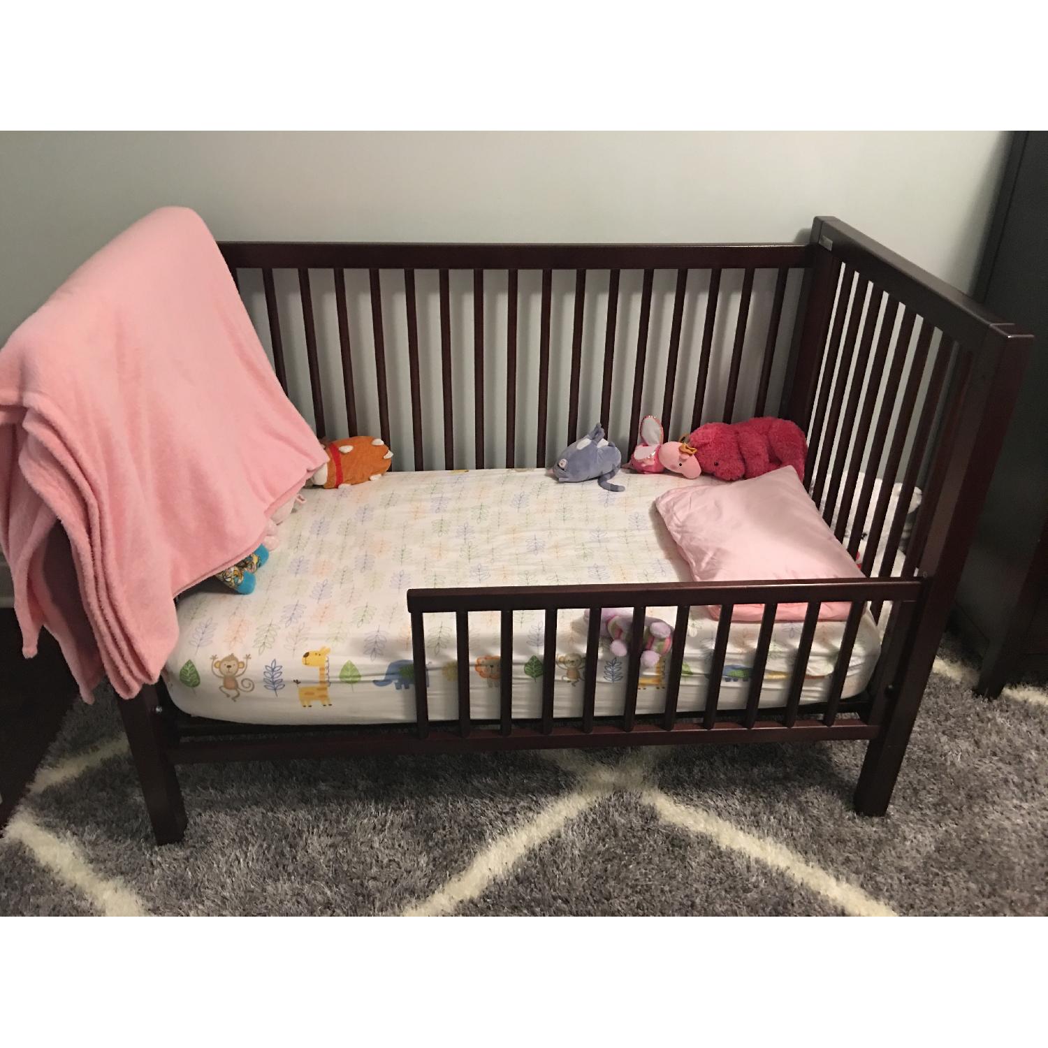 Land of Nod Crib Convertable to Toddler Bed - image-2