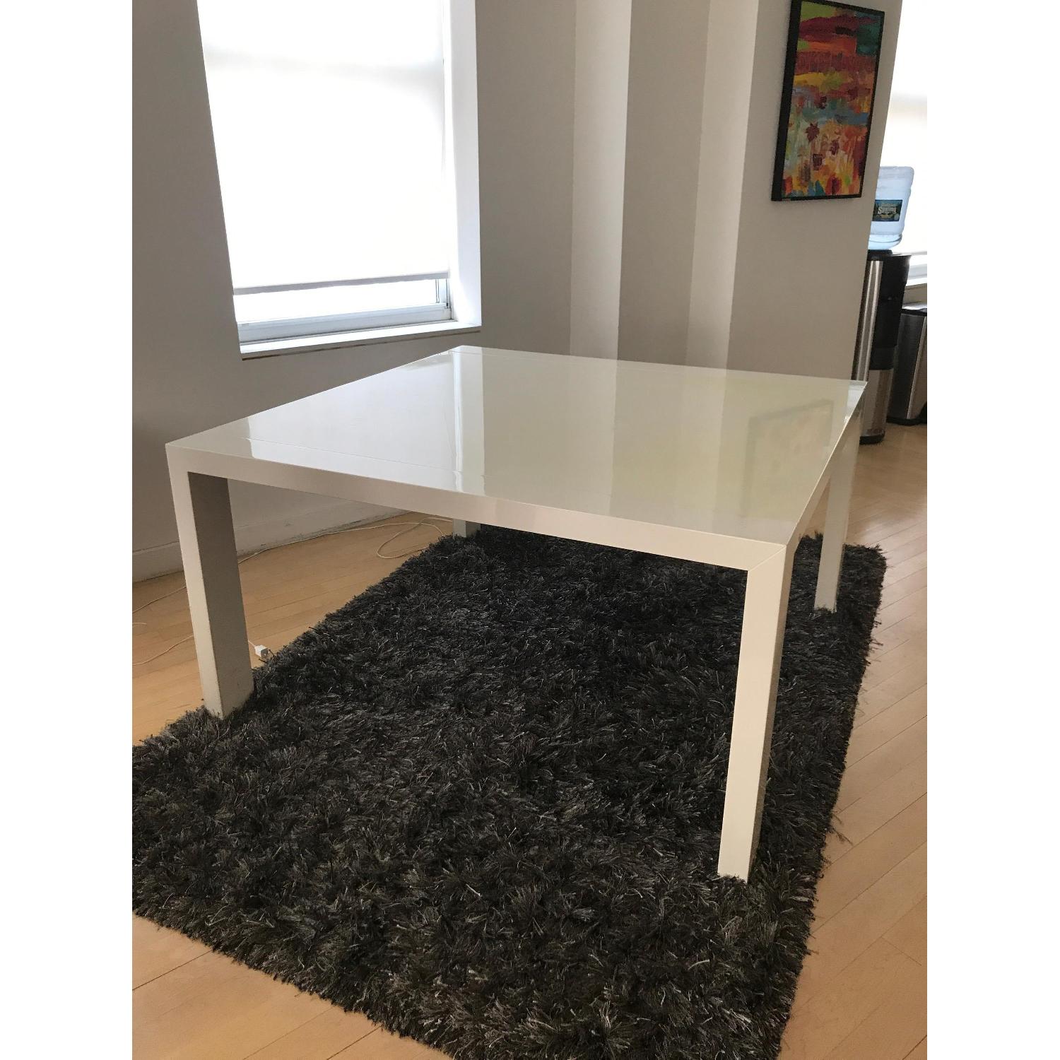 Calligaris White Lacquer Table - image-1