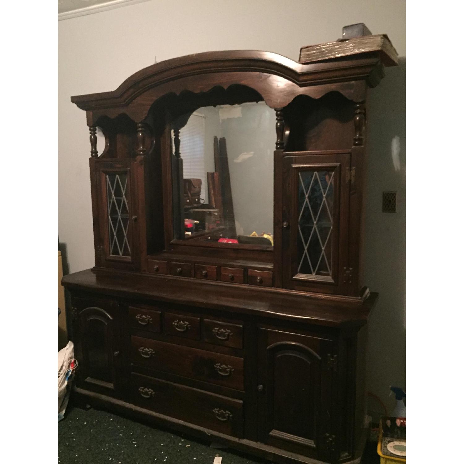 Bennington Pine Dresser w/ Mirror - image-1