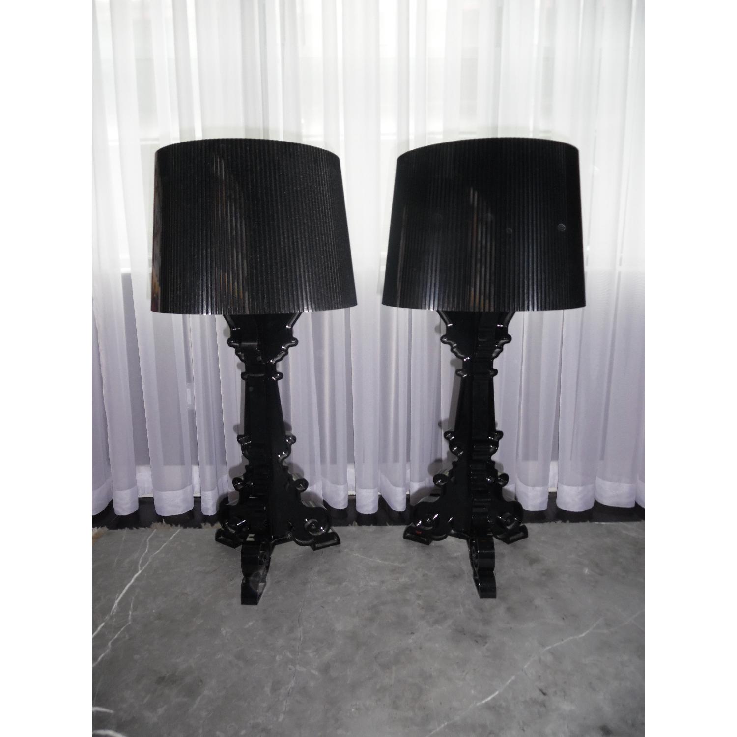 Kartell Bourgie Table Lamp in Black - image-1