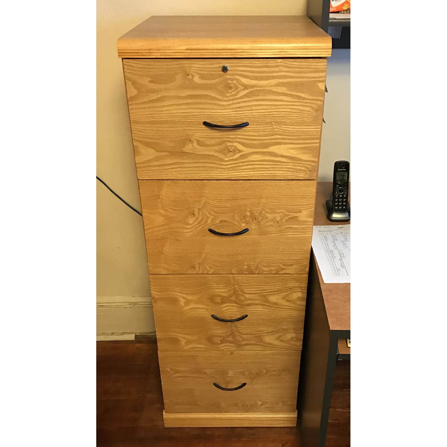 Wooden Filing Cabinet - image-1