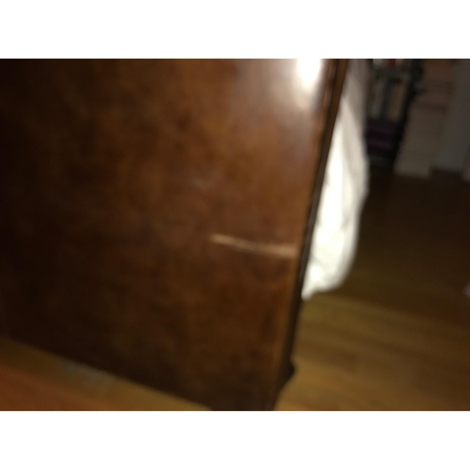 Leather Chesterfield Restoration Hardware Bed Frame w/ Headboard - image-5