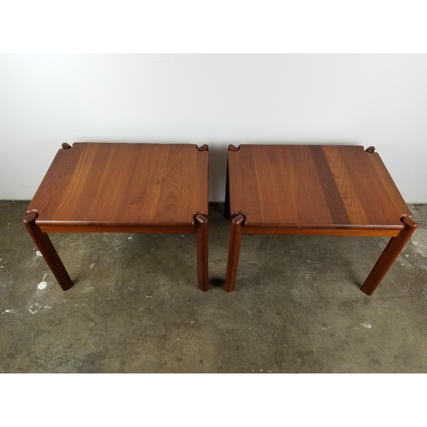 Tarm Stole Danish Modern Teak Side Tables - image-5