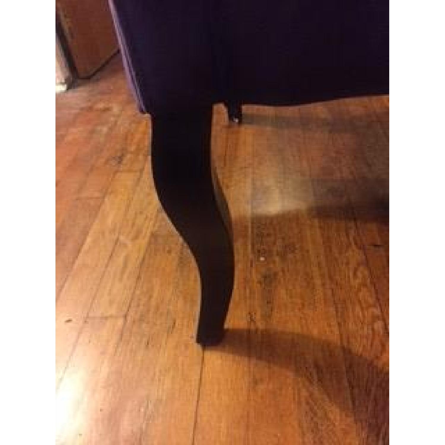 Purple Tufted Velvet Accent Chair - image-7