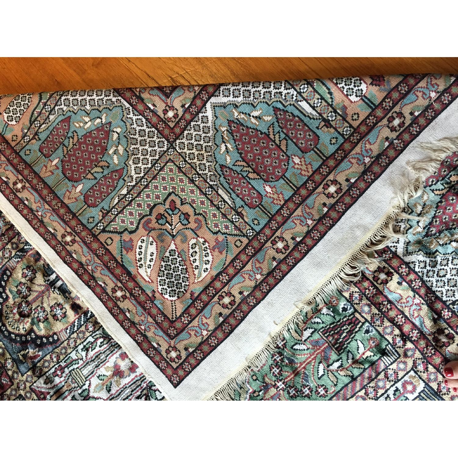ABC Carpet and Home Hand Made Silk Jaipur Oriental Rug - image-2
