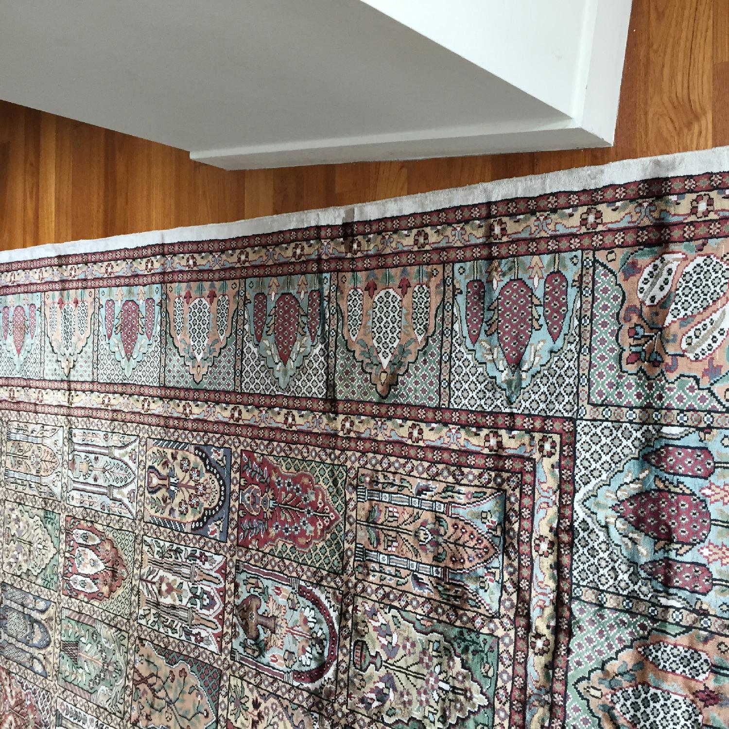 ABC Carpet and Home Hand Made Silk Jaipur Oriental Rug - image-3