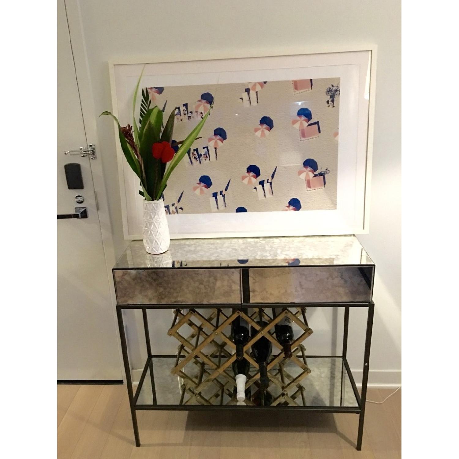 West Elm Mirrored Console Table - image-2