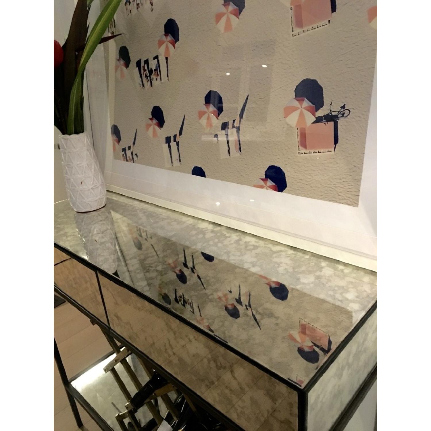West Elm Mirrored Console Table - image-5