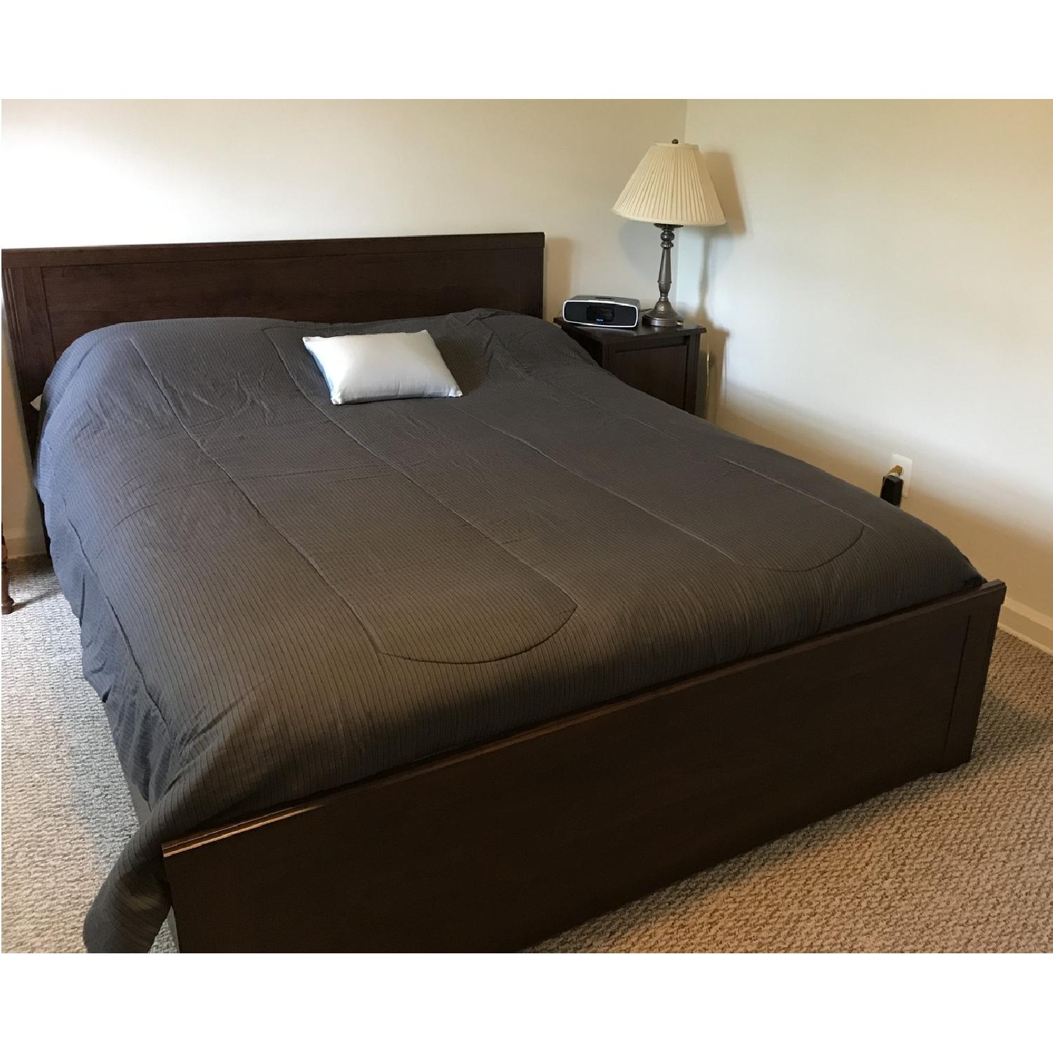 Ikea Brusali Bed Frame w/ Storage Drawers AptDeco