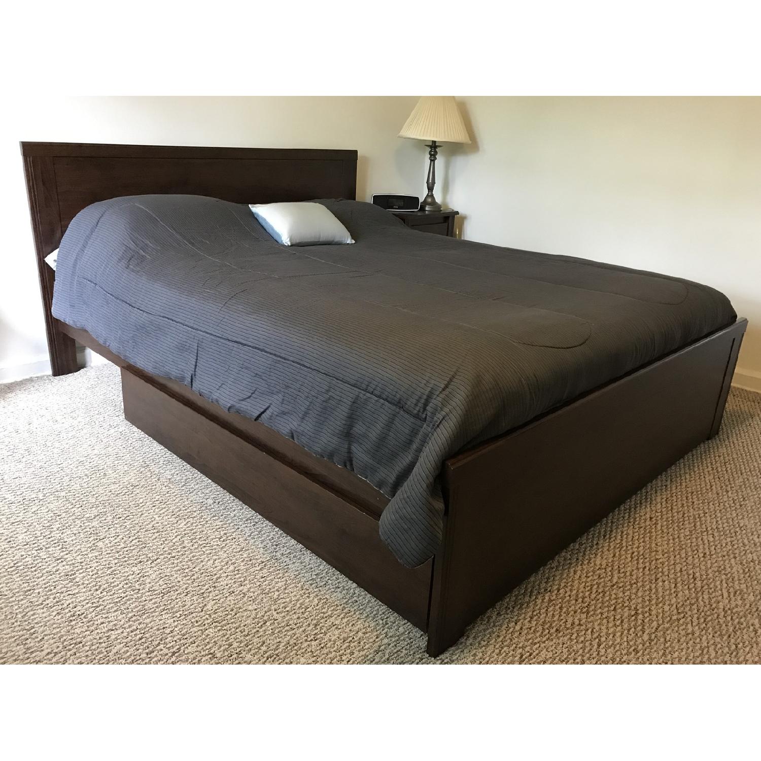 Ikea Brusali Bed Frame w/ Storage Drawers AptDeco