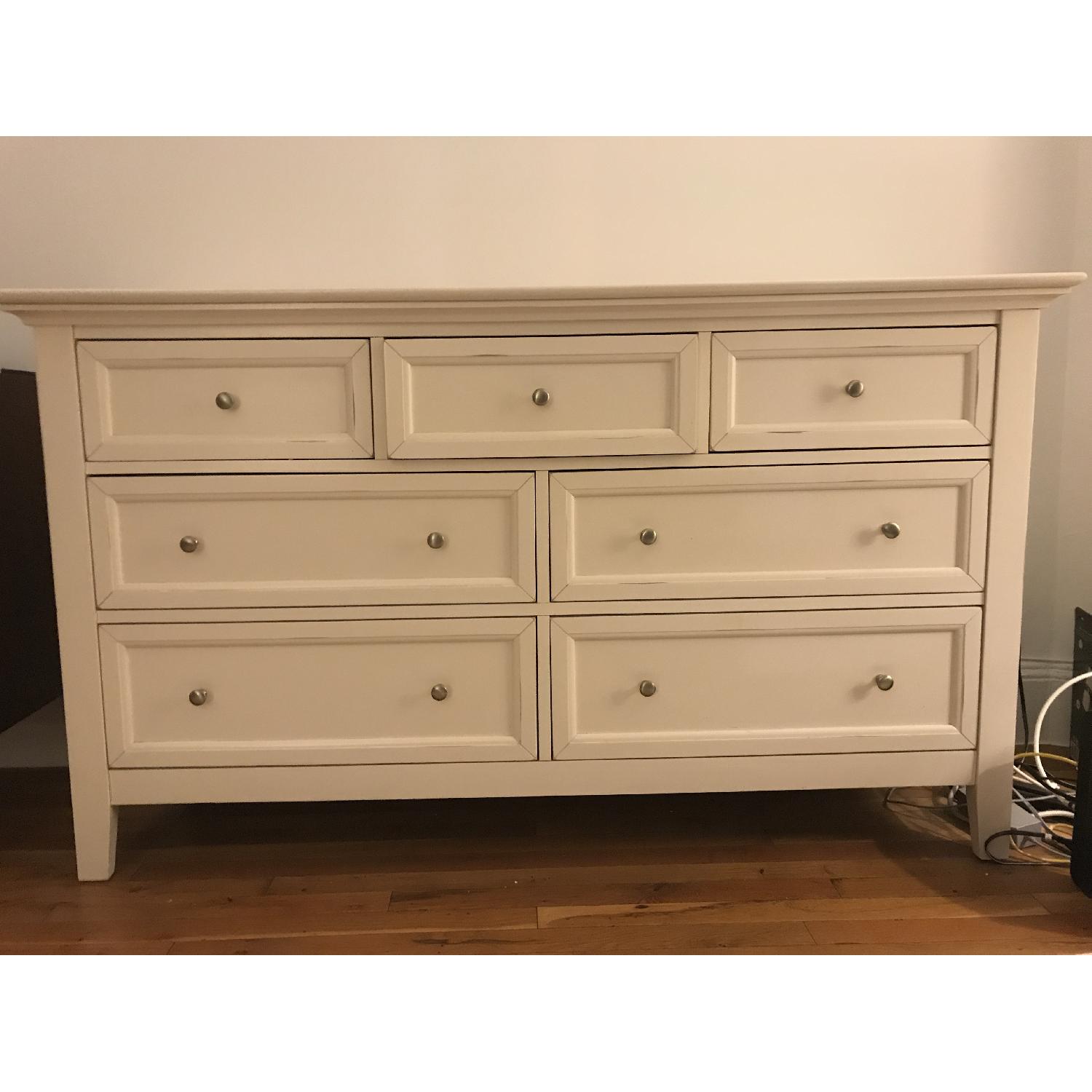 Macy's White 7-Drawer Dresser - image-1