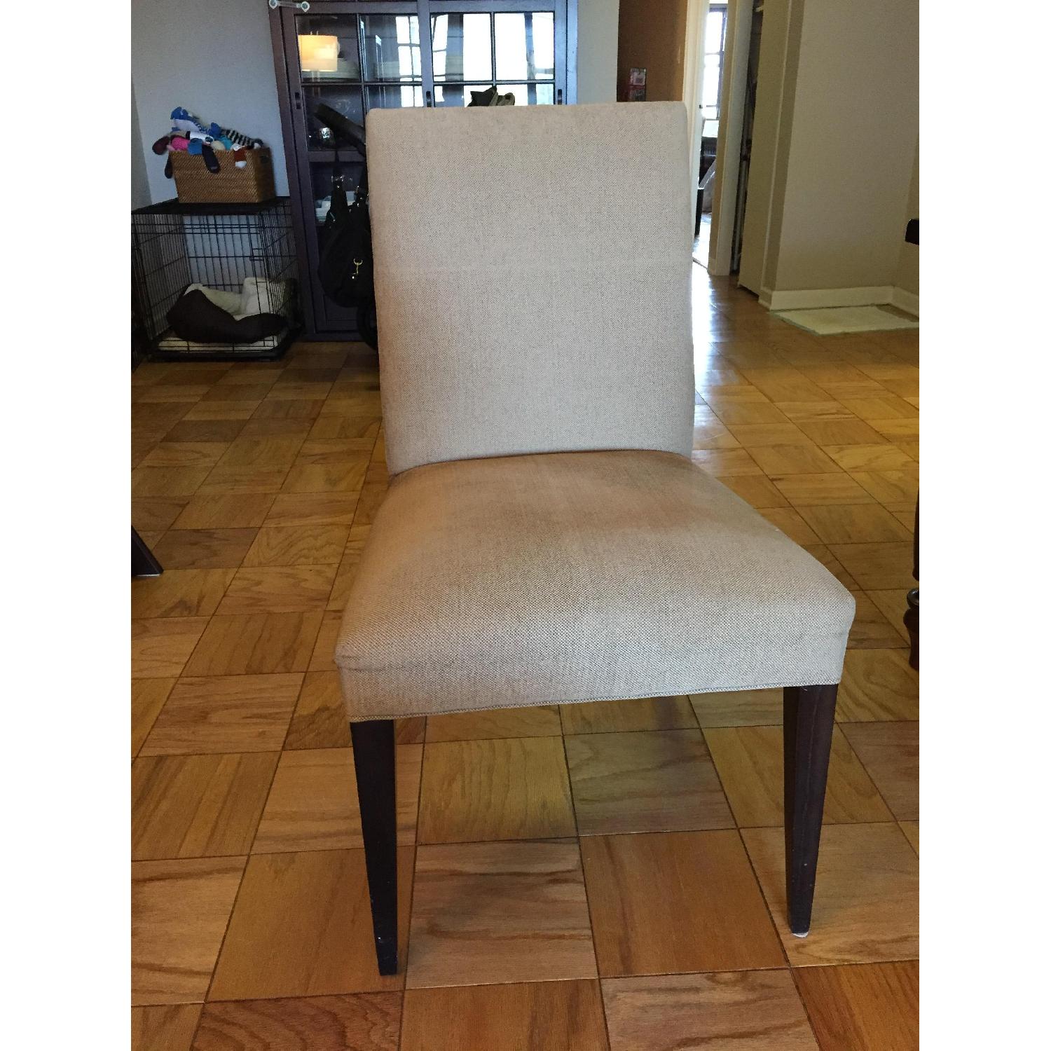 Crate & Barrel Upholstered Dining Chair - image-1
