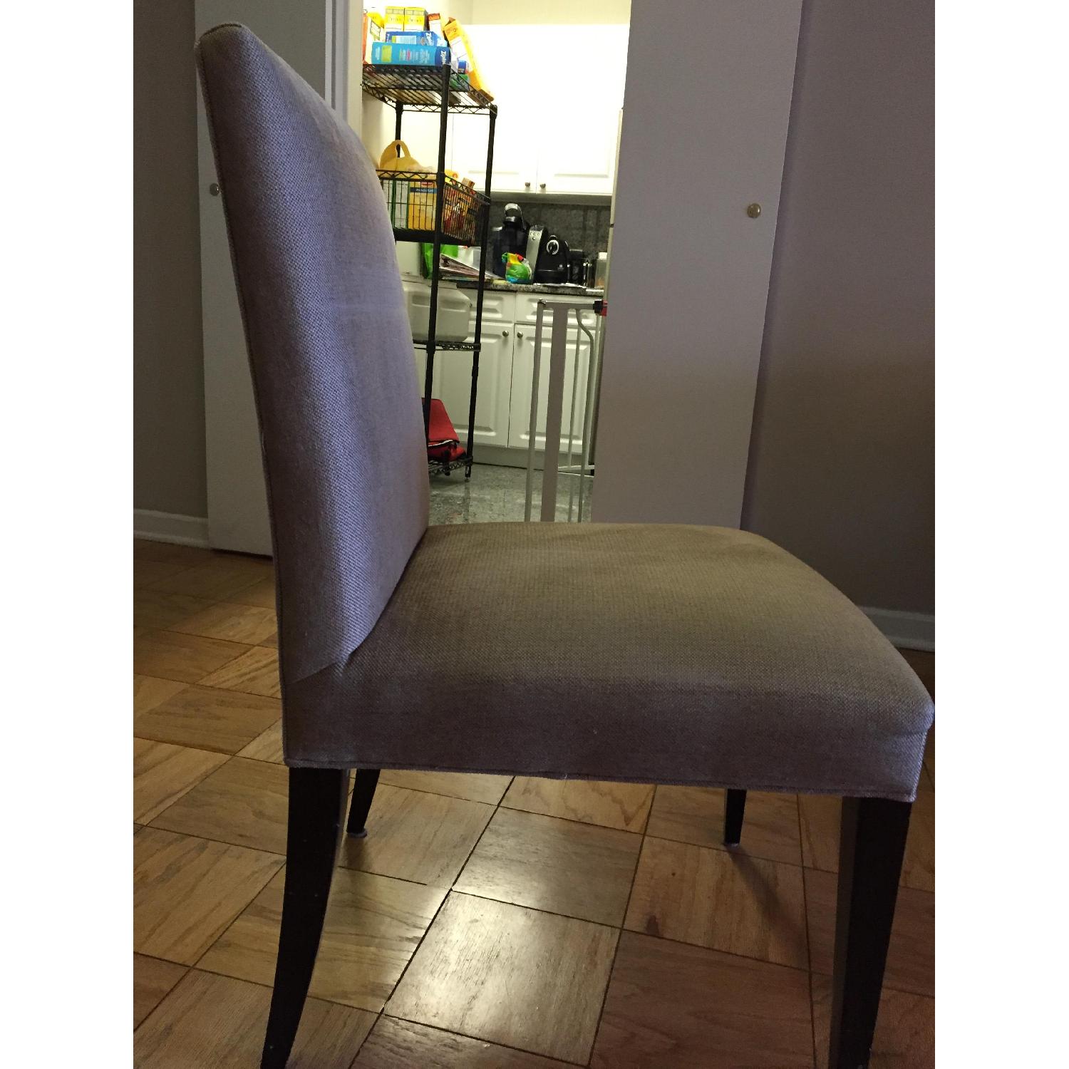 Crate & Barrel Upholstered Dining Chair - image-2