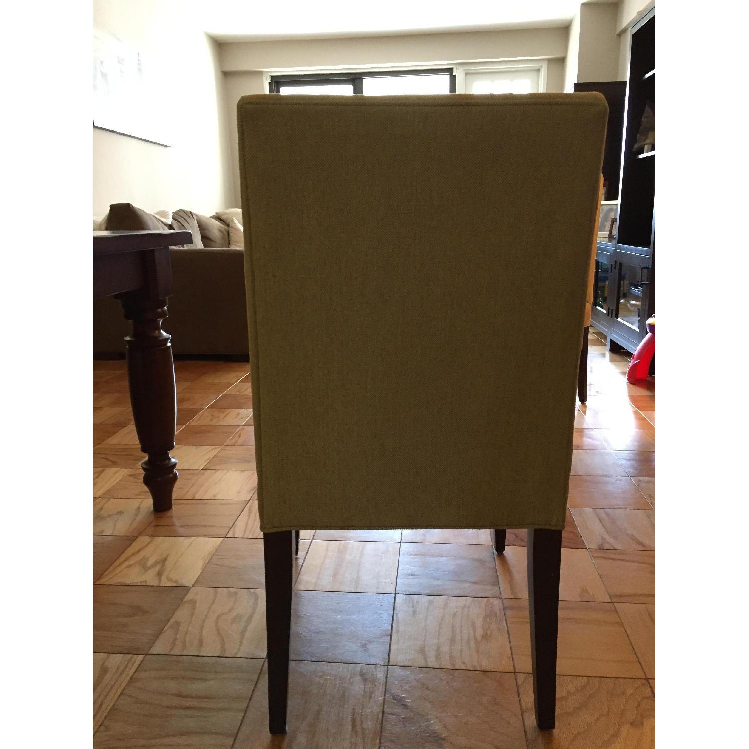 Crate & Barrel Upholstered Dining Chair - image-4