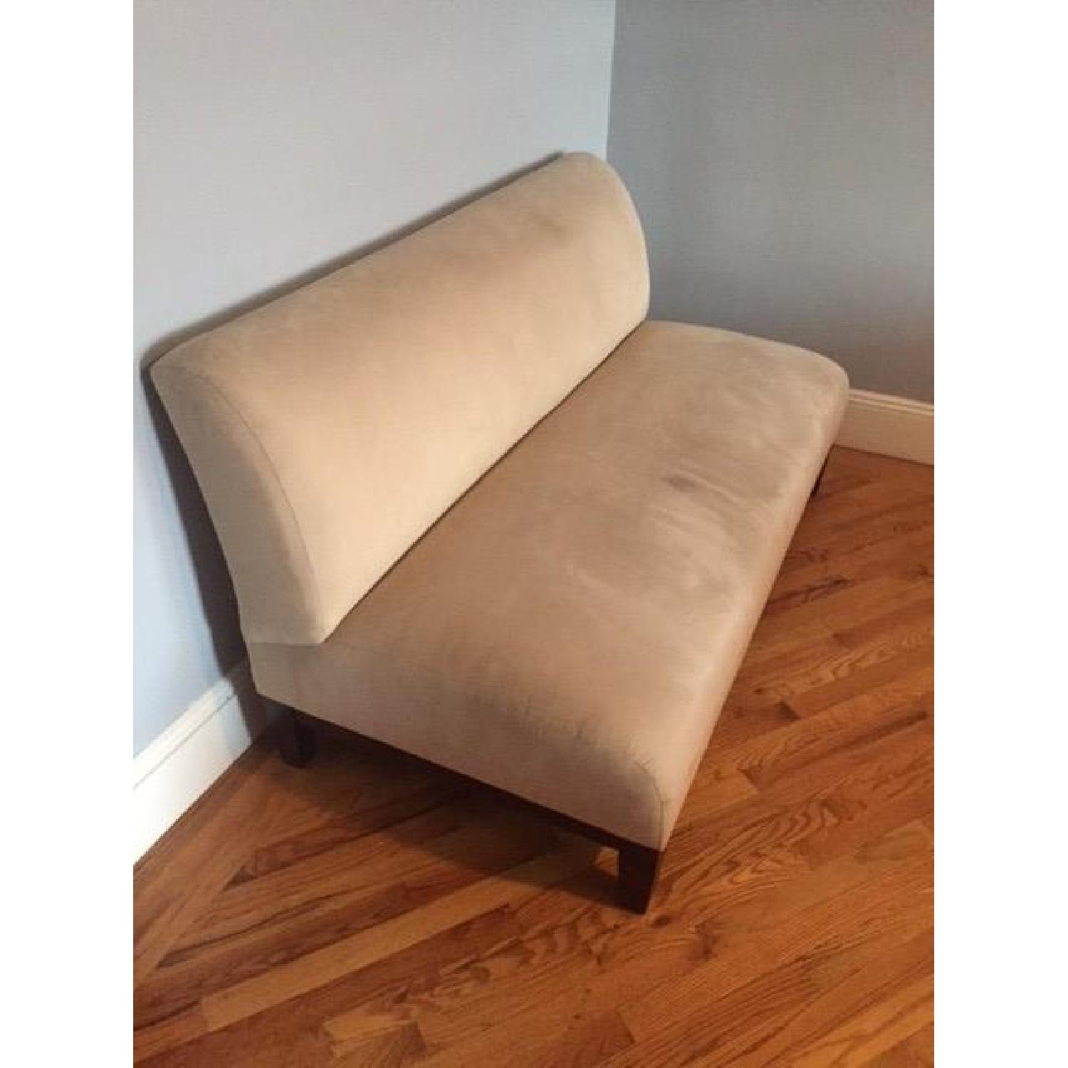 Room & Board Armless Sofa in Honey Color - image-3