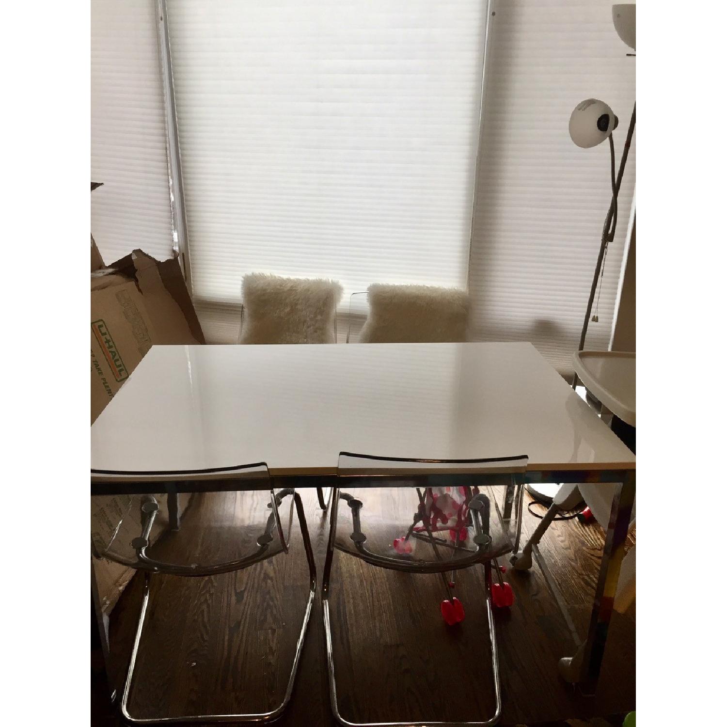 Ikea Torsby Modern Dining Table w/ 4 Chairs - image-1