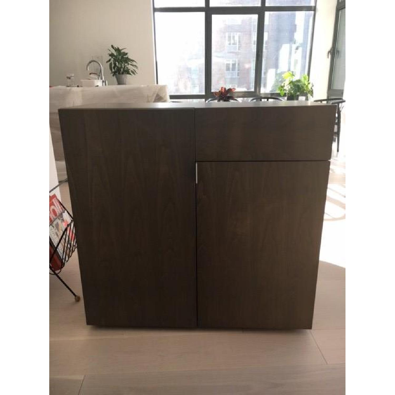 CB2 Swig Bar in Charcoal AptDeco