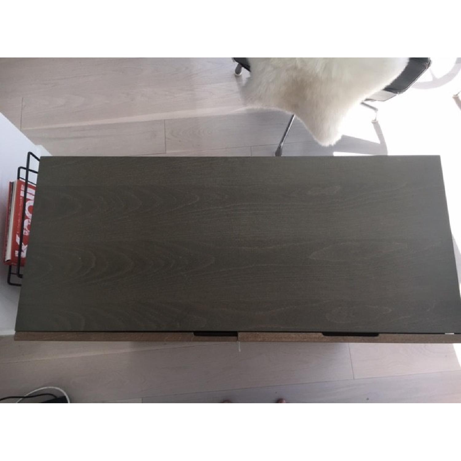 CB2 Swig Bar Cabinet in Charcoal - image-4