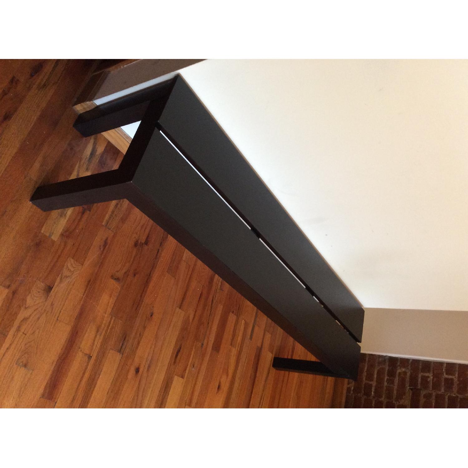 Ikea Bjursta Black Bench - AptDeco