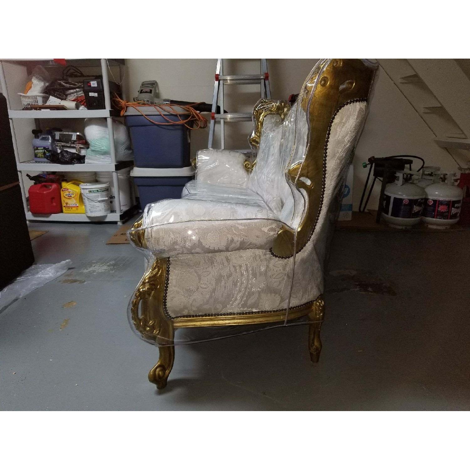 Vintage Rococo Style Sofa + Loveseat + 2 Chairs - image-12