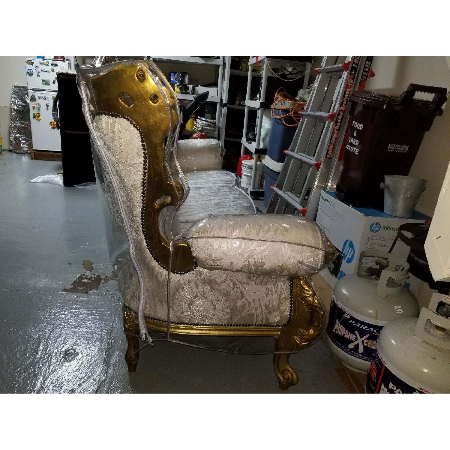 Vintage Rococo Style Sofa + Loveseat + 2 Chairs - image-13