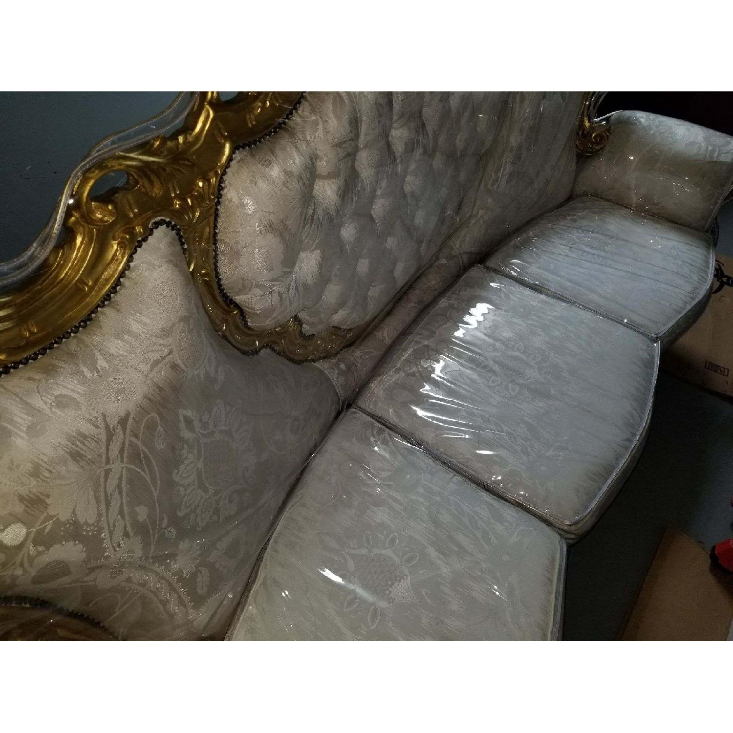 Vintage Rococo Style Sofa + Loveseat + 2 Chairs - image-15