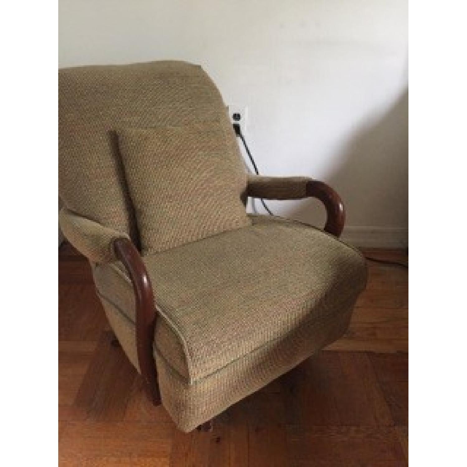 Swivel Upholstered Rocker Chair - image-2