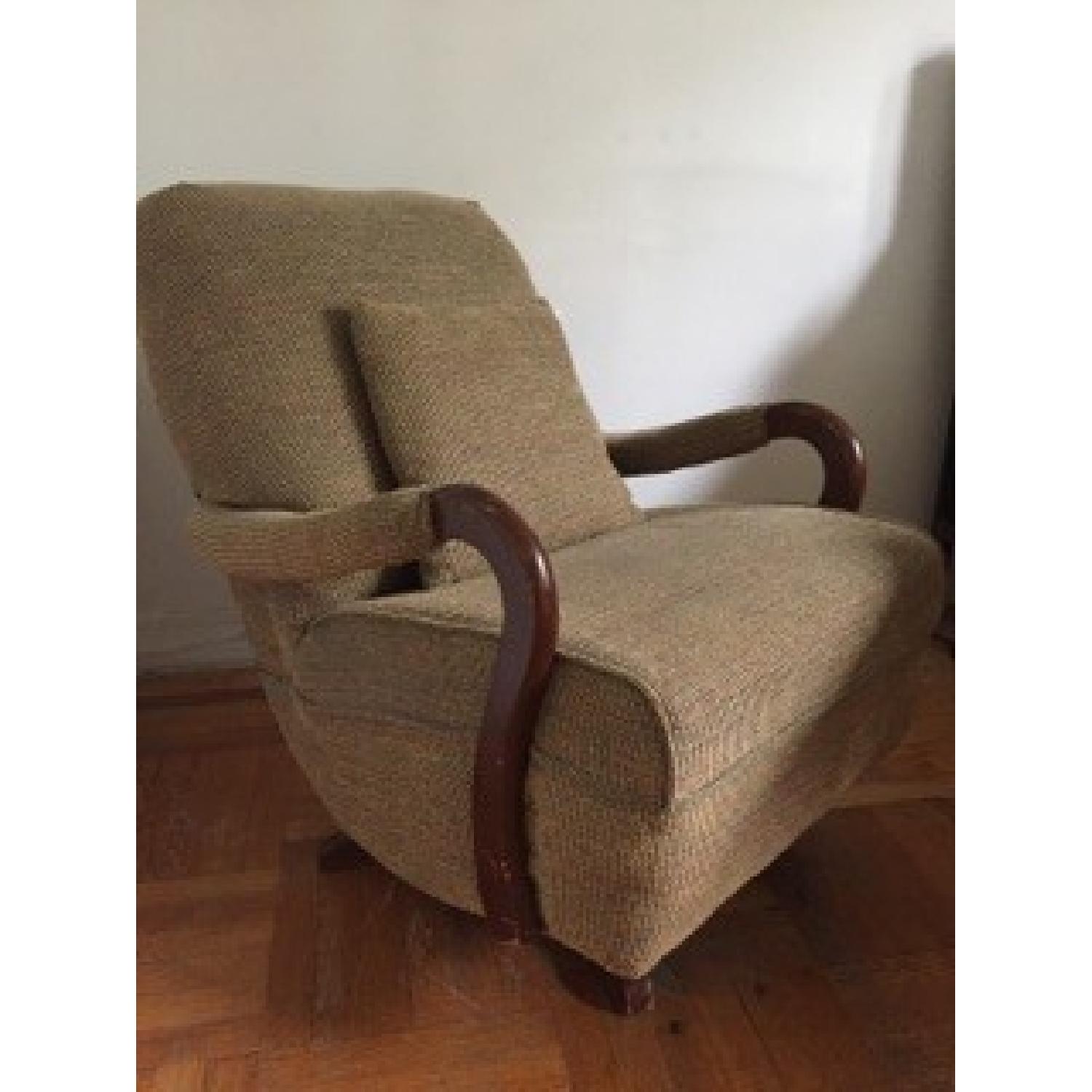 Swivel Upholstered Rocker Chair - image-3