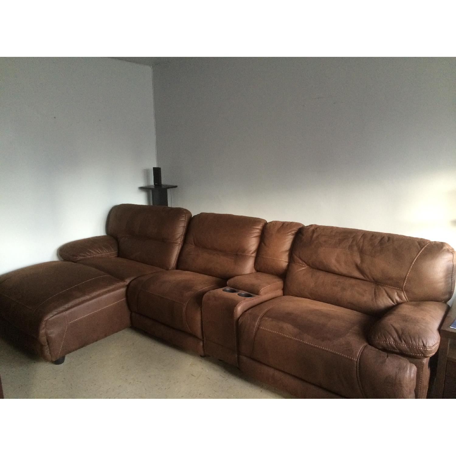 Bob's Pacifica Reclining 4 Piece Sectional Sofa - image-1