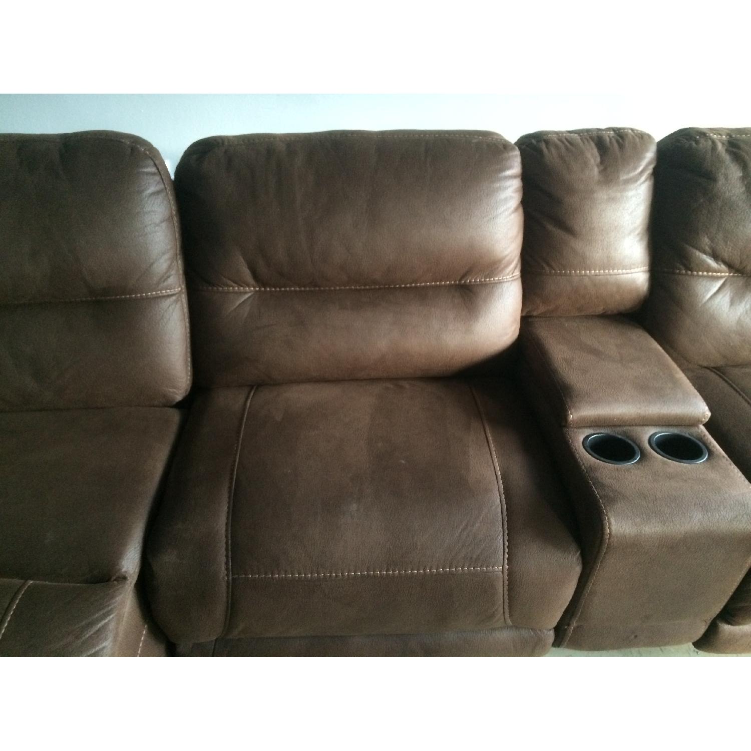 Bob's Pacifica Reclining 4 Piece Sectional Sofa - image-2